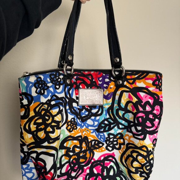 ROSIE----RARE Coach Poppy Tote - Picture 1 of 5